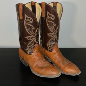 Hondo bull hide cowboy boots